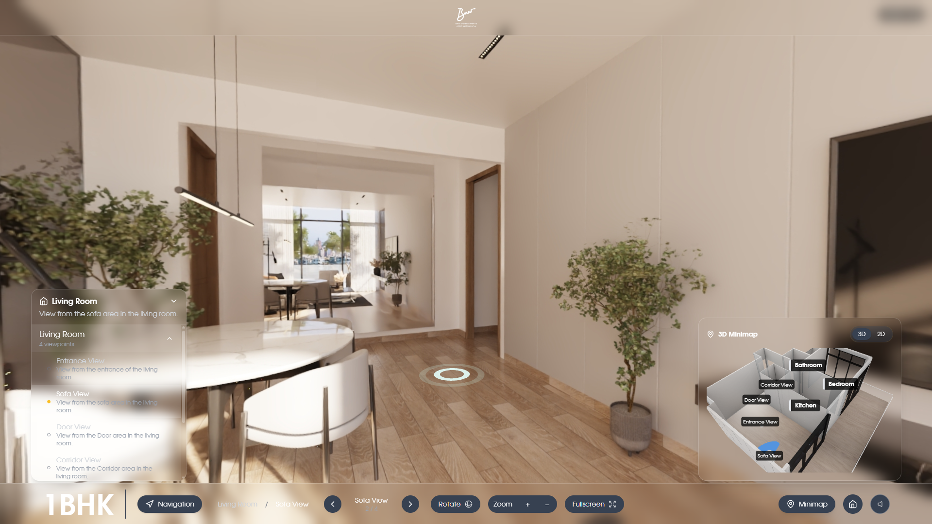 Web-Based Apartment Interior Experience